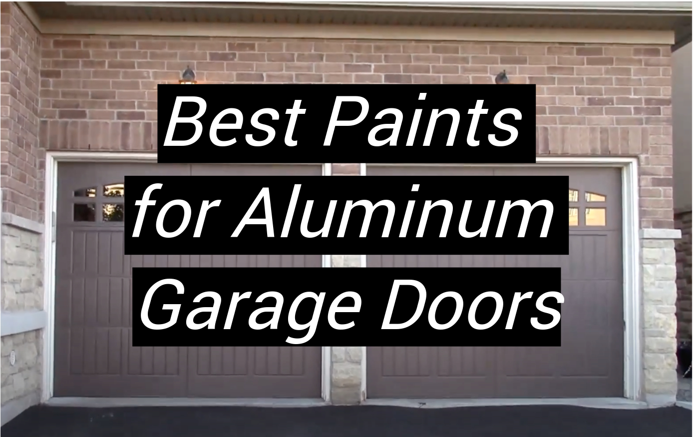 Top 5 Best Paints for Aluminum Garage Doors [June 2024 Review] MetalProfy