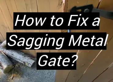 How to Fix a Sagging Metal Gate?