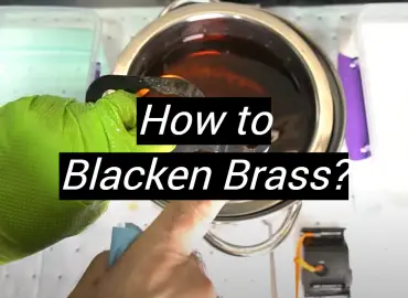 How to Blacken Brass?