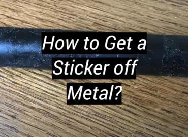 How to Get a Sticker off Metal?