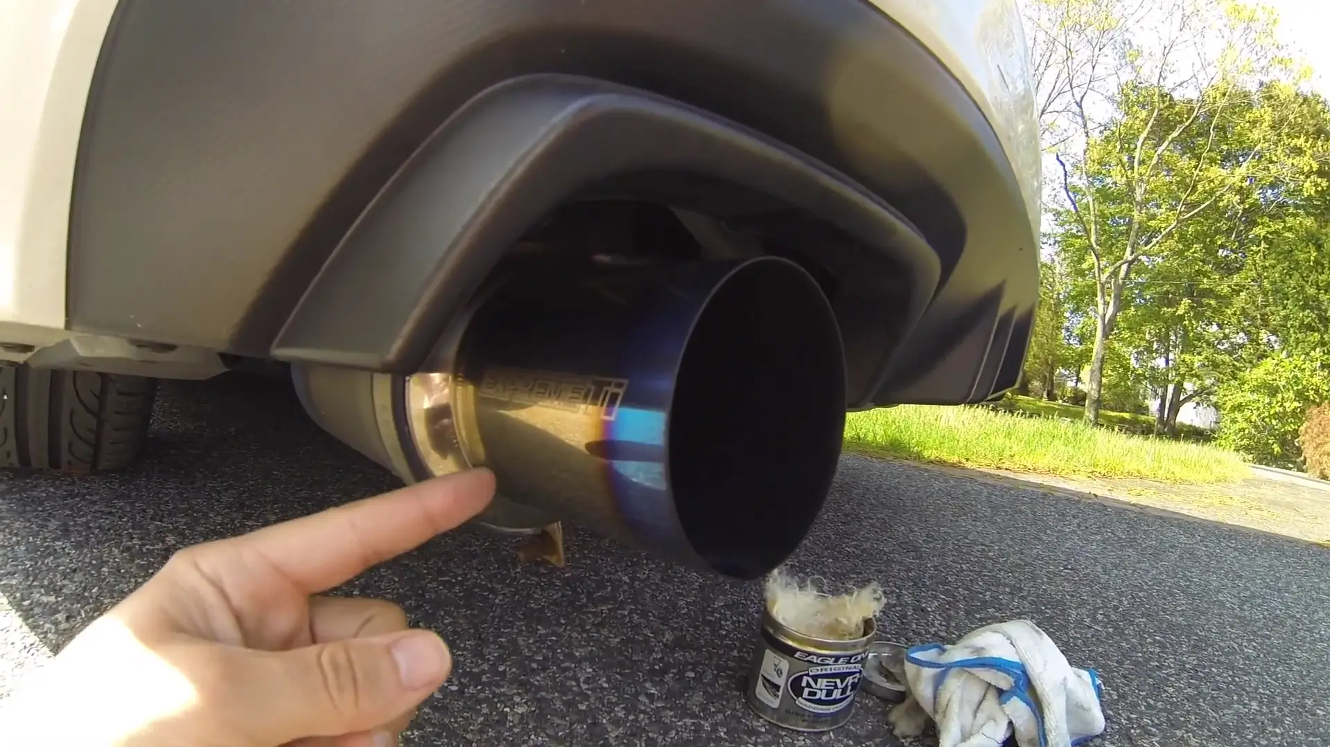 Steps of Cleaning Titanium Exhaust